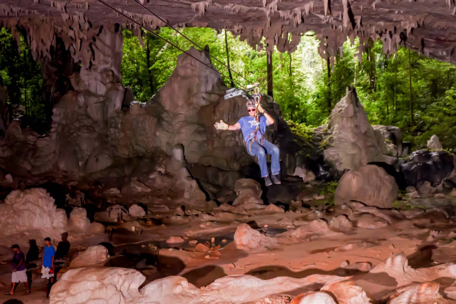 Ziplining and Cave Tubing in Belize